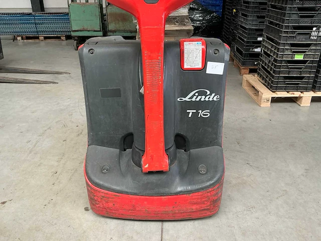 2009 linde t16 elektrische palletwagen - afbeelding 3 van  7