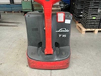 2009 linde t16 elektrische palletwagen - afbeelding 3 van  7