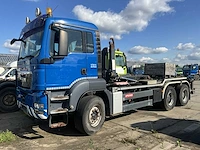 2009 man 26s tga vrachtwagen containerhaak voor onderdelen - afbeelding 1 van  18