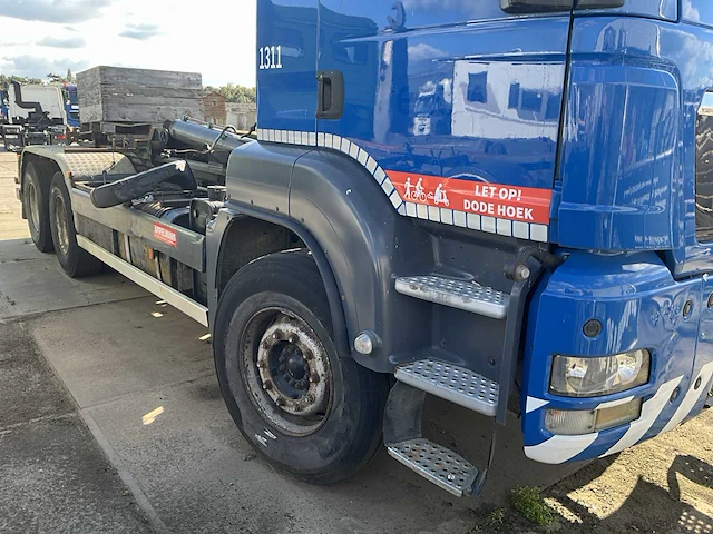 2009 man 26s tga vrachtwagen containerhaak voor onderdelen - afbeelding 12 van  18