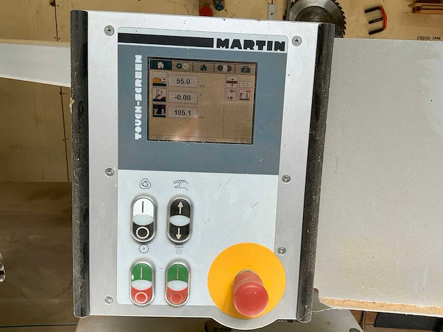 2009 martin t74 formaatcirkelzaagmachine - afbeelding 18 van  23