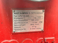 2009 mast lpv 1,5-500 vuilwaterpomp - afbeelding 7 van  9