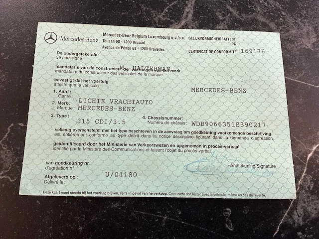 2009 mercedes-benz 315 cdi / 3.5 (sprinter) - afbeelding 47 van  51