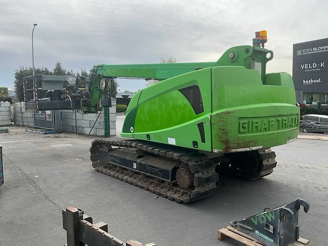 2009 merlo giraf track gt580b rupshoogwerker met werkkooien en hijslieren - afbeelding 26 van  38