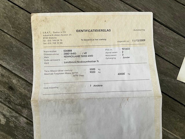 2009 new holland t6050 vierwielaangedreven landbouwtractor - afbeelding 25 van  34