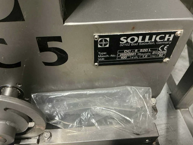 2009 sollich dc-5 520 l decoreermachine - afbeelding 9 van  10