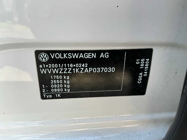 2009 vw golf - afbeelding 31 van  37