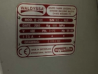 2009 waldys b220 automac 55 stretch folie verpakkingsmachine - afbeelding 5 van  13