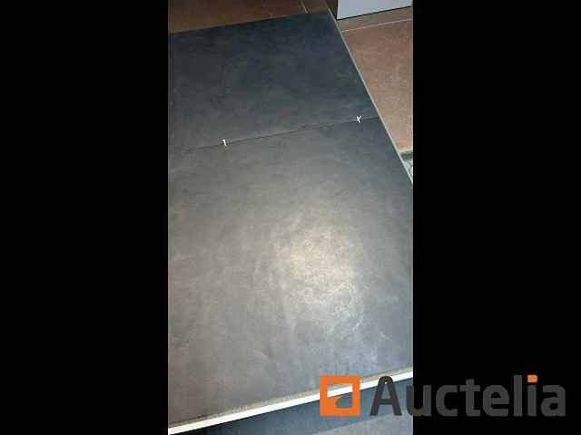 200m² wijktegels 75x75 gerectificeerd, antraciet betoneffect, vloer en wand, nieuw verpakt - afbeelding 2 van  2