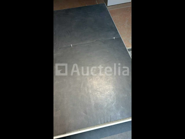 200m² wijktegels 75x75 gerectificeerd, antraciet betoneffect, vloer en wand, nieuw verpakt - afbeelding 1 van  2