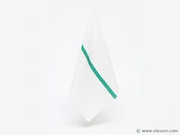 200x keuken/vaatdoek - white/green - afbeelding 2 van  2