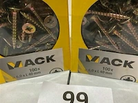 200x mack spaanplaatschroef vz kop 6x40 mm - afbeelding 1 van  3