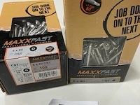 200x maxfast houtschroef 5 x 80 inox torx - afbeelding 1 van  3