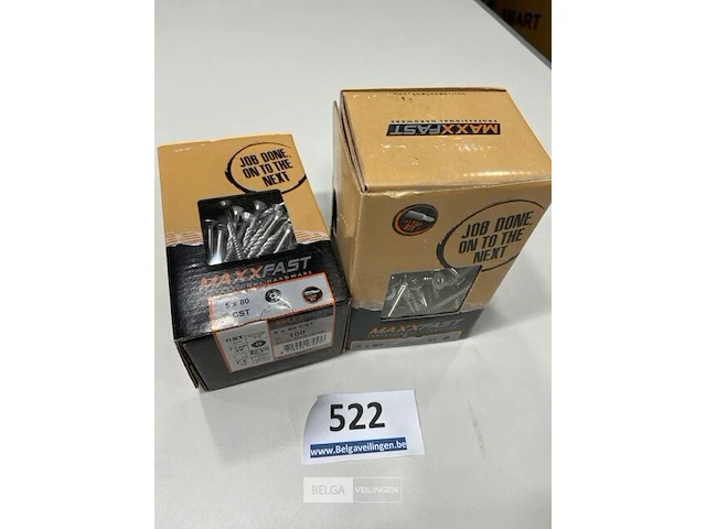 200x maxfast houtschroef 5 x 80 inox torx - afbeelding 3 van  3