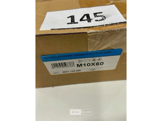 200x metaalschroef m10 x 60 - afbeelding 3 van  3