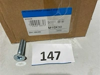 200x metaalschroef m10x30 - afbeelding 1 van  3