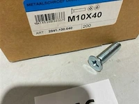 200x metaalschroef m10x40 - afbeelding 3 van  3