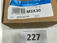 200x metaalschroef m3x30 - afbeelding 3 van  3