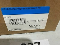 200x metaalschroef m3x40 - afbeelding 3 van  3