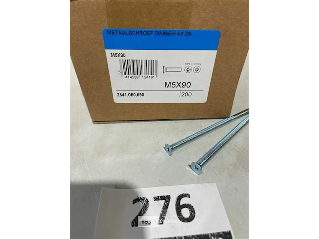 200x metaalschroef m5x90 - afbeelding 1 van  3