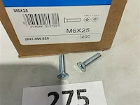200x metaalschroef m6x25 - afbeelding 3 van  3