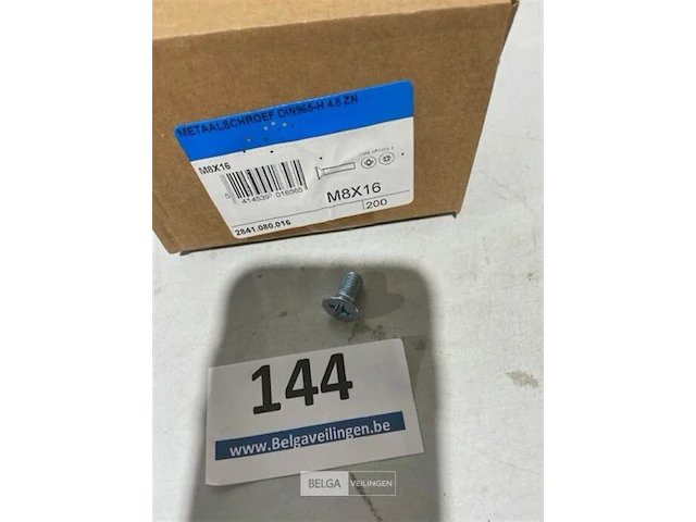 200x metaalschroef m8x16 - afbeelding 3 van  3