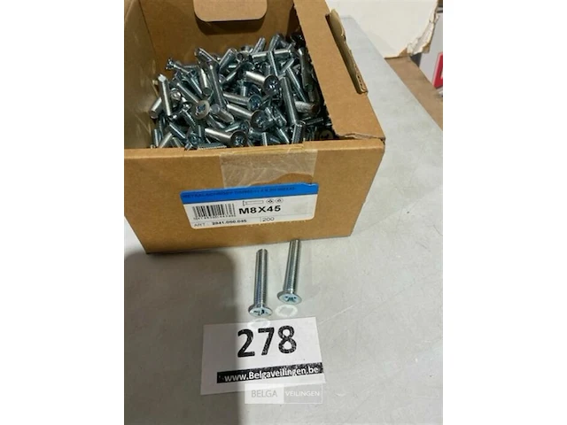 200x metaalschroef m8x45 - afbeelding 3 van  3