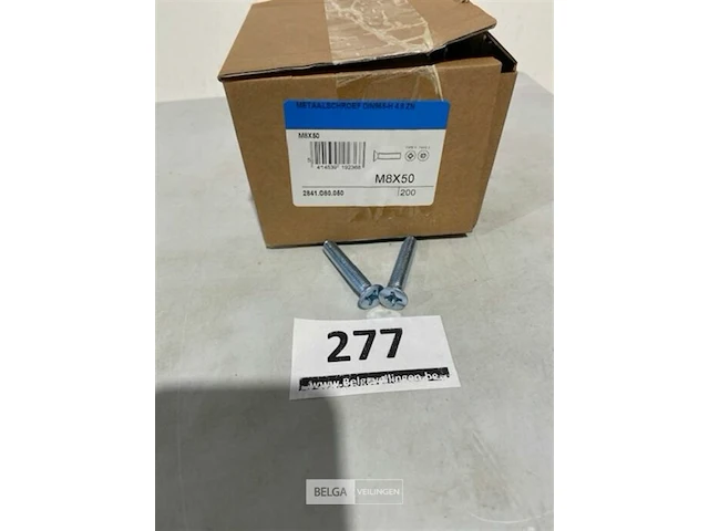 200x metaalschroef m8x50 - afbeelding 1 van  3