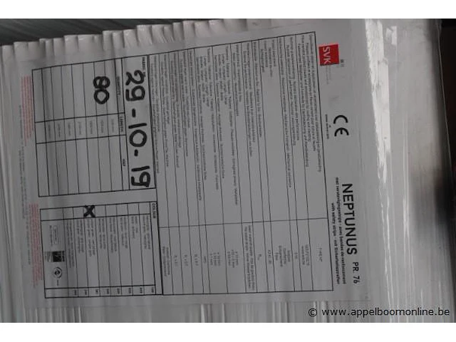 200x neptunus golfplaat 76 152x110 ba-rh jug341 (80 st/pal) (= 6 1/4 golven met 4 voorgegroefde hoeken) - afbeelding 2 van  4