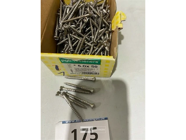 200x rvs harhoutschroef 5x50 torx - afbeelding 3 van  3