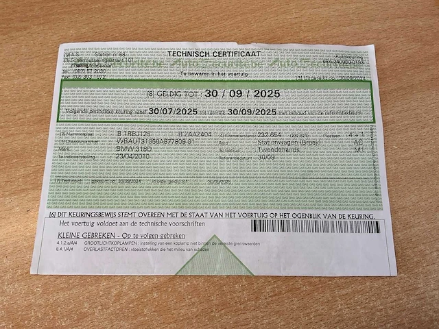 2010 bmw 318d personenauto - afbeelding 45 van  47