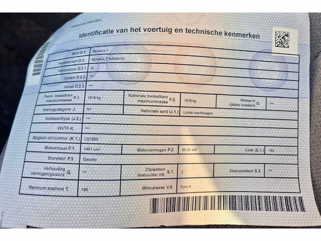 2010 citroën kangoo bedrijfswagen - afbeelding 8 van  18