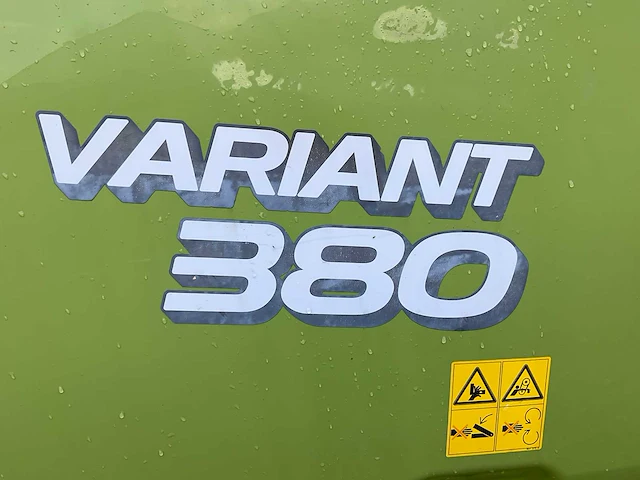 2010 claas variant 380 balenpers - afbeelding 13 van  26