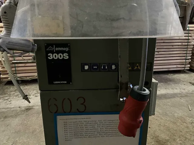 2010 emmegi ms 300s afkortcirkelzaagmachine - afbeelding 5 van  6