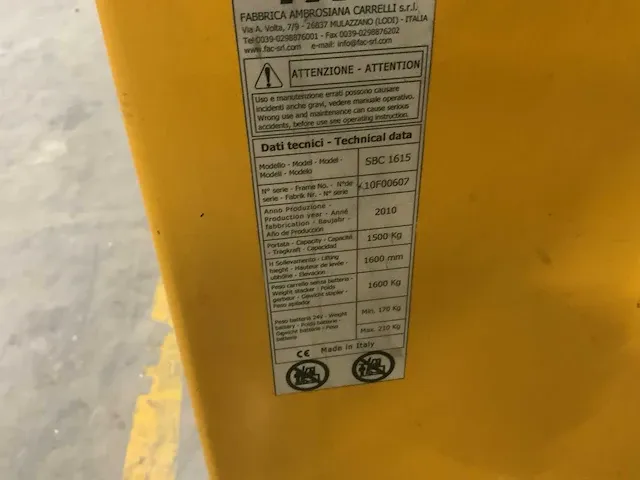2010 fac sbc 1515 stapelaar - afbeelding 7 van  7