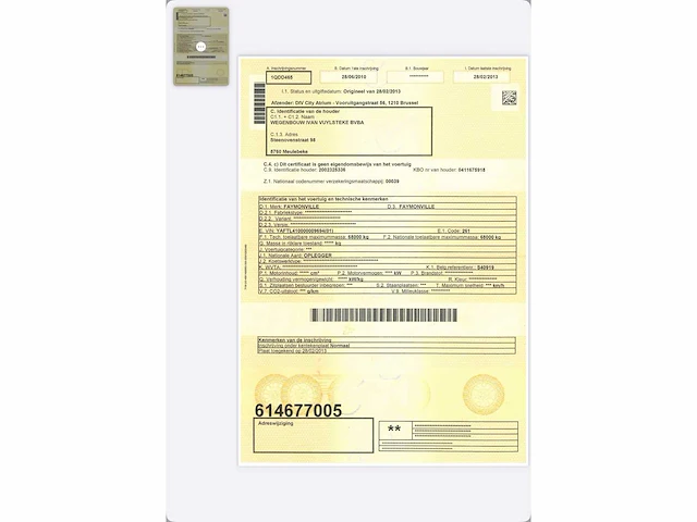 2010 feymonville stz 4au oplegger dieplader - afbeelding 11 van  19