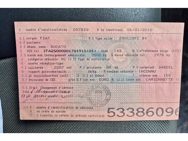2010 fiat ducato - afbeelding 25 van  44