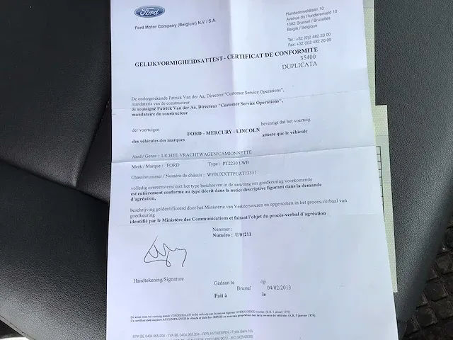 2010 ford connect pick-up truck - afbeelding 9 van  20