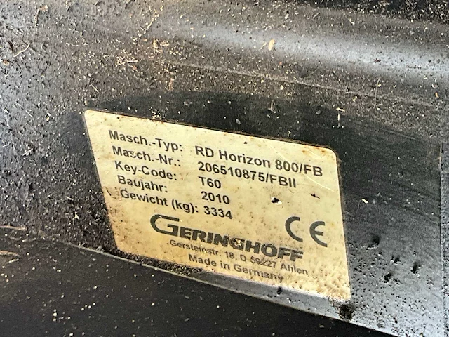 2010 geringhoff rd horizon 800 fb hakselaars - afbeelding 8 van  17
