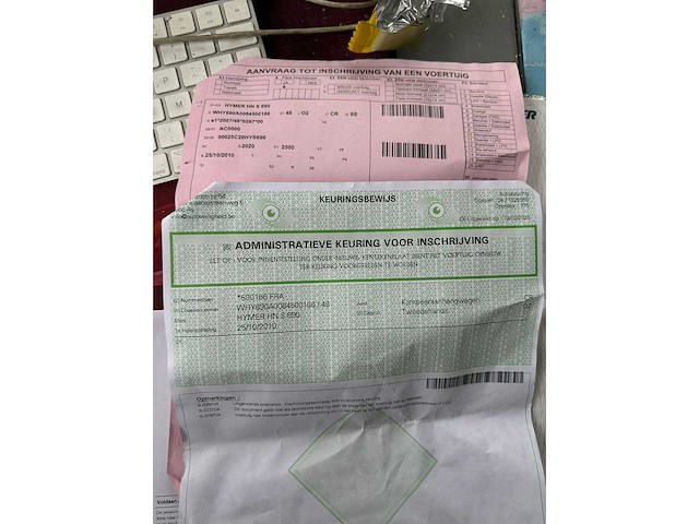 2010 hymer hn s 690 eg/nt001 caravan - afbeelding 15 van  23