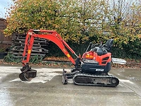 2010 kubota u17-3 minigraafmachine met graafbakken en hydraulische breekhamer. - afbeelding 10 van  17