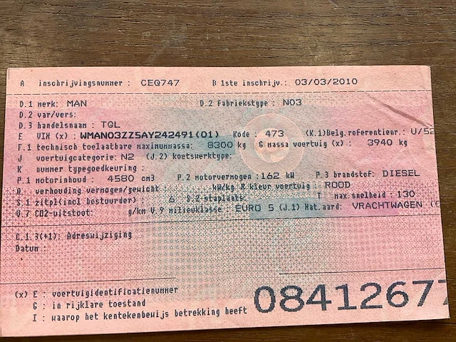 2010 man tgl 8.220 oprijwagen depanneur - afbeelding 37 van  46