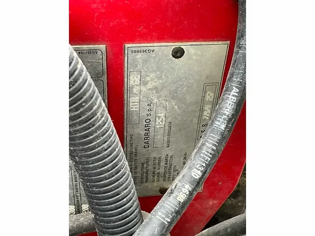 2010 massey ferguson 3635ge smalspoor tractor - afbeelding 21 van  37