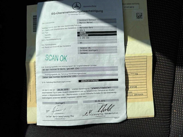 2010 mercedes-benz c200 cdi - afbeelding 13 van  21