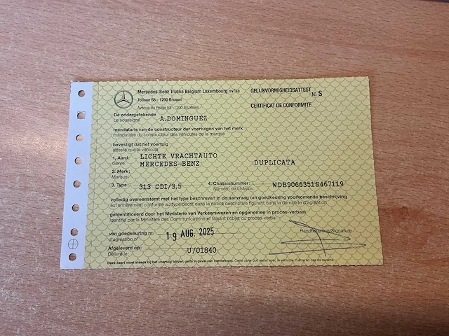 2010 mercedes-benz sprinter 313cdi 3.5 lichte vracht - afbeelding 33 van  44