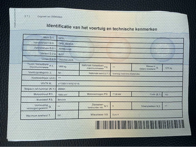 2010 opel meriva personenauto - afbeelding 39 van  47