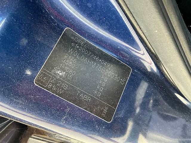 2010 opel zafira - afbeelding 31 van  42