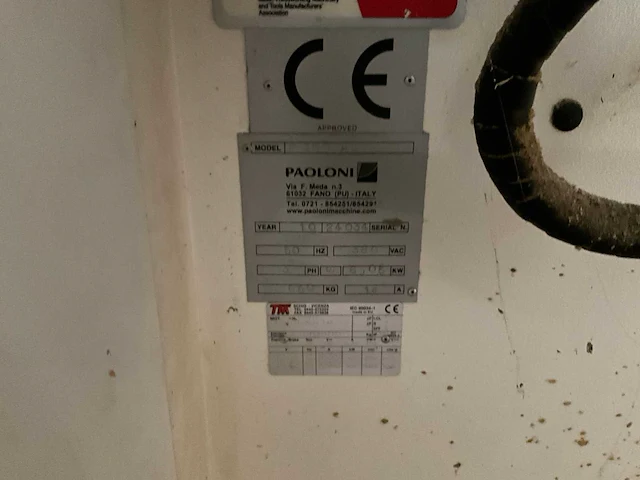 2010 paoloni p350ax paneelcirkelzaagmachine - afbeelding 25 van  44