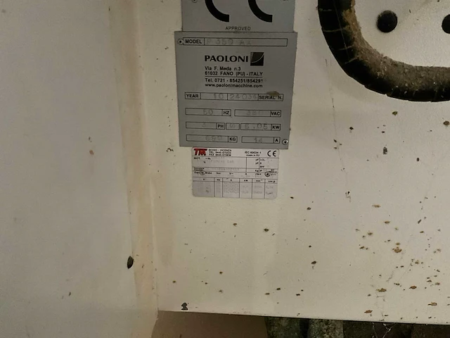 2010 paoloni p350ax paneelcirkelzaagmachine - afbeelding 27 van  44