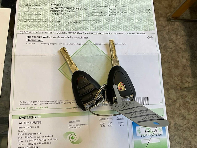 2010 porsche cayman personenauto - afbeelding 36 van  39